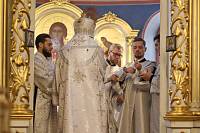 Архиерейское богослужение в Богоявленском соборе Ногинска